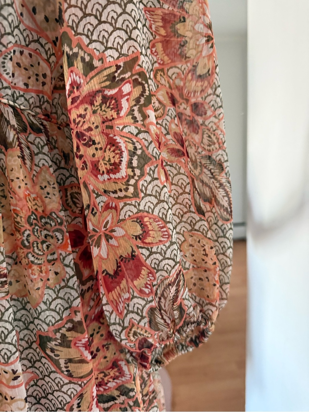 Misa Los Angeles Anahita dress Floral Tiered Maxi Dress - XS - Picture 3 of 9